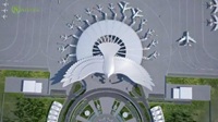 New Airport in Ashgabat Turkmenista